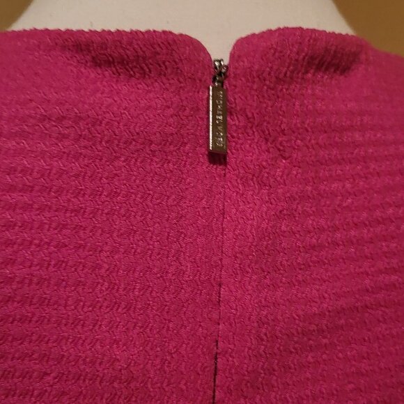 Michael Kors solid crisscross mini dress Size XL NWT Dark Pink - Picture 9 of 9